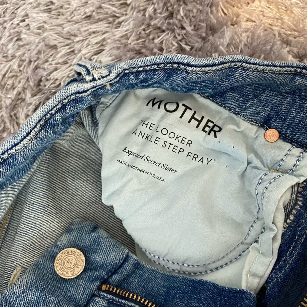 MOTHER The Looker Ankle Step Fray Skinny Jeans - Picture 8 of 12